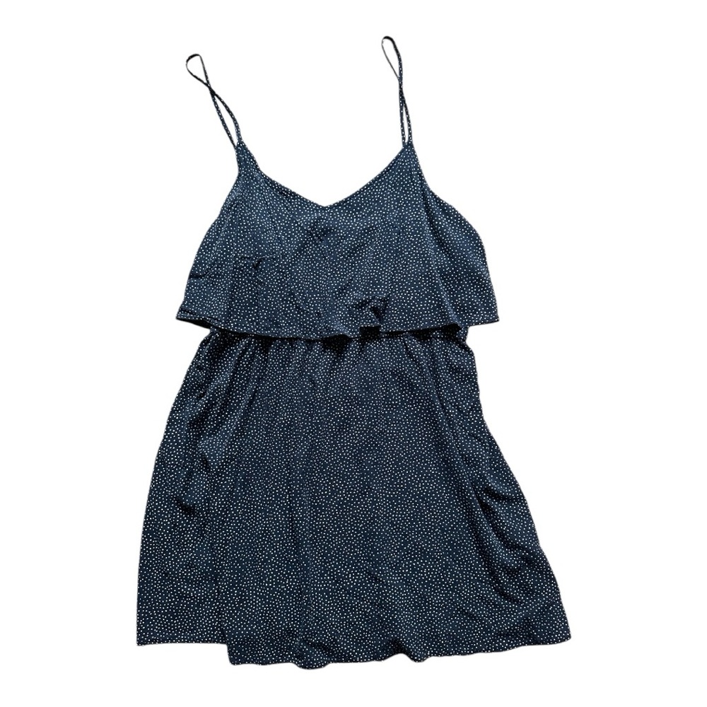 Navy Blue Polka Dot Dress